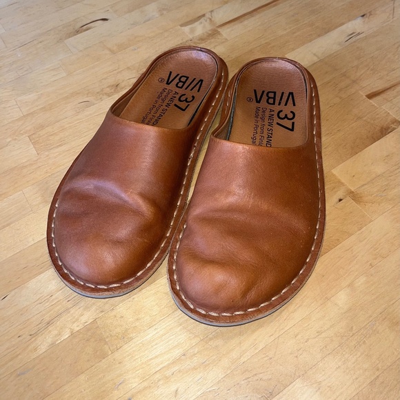 VIBAe ROMA LEATHER COGNAC BROWN - Picture 2 of 6
